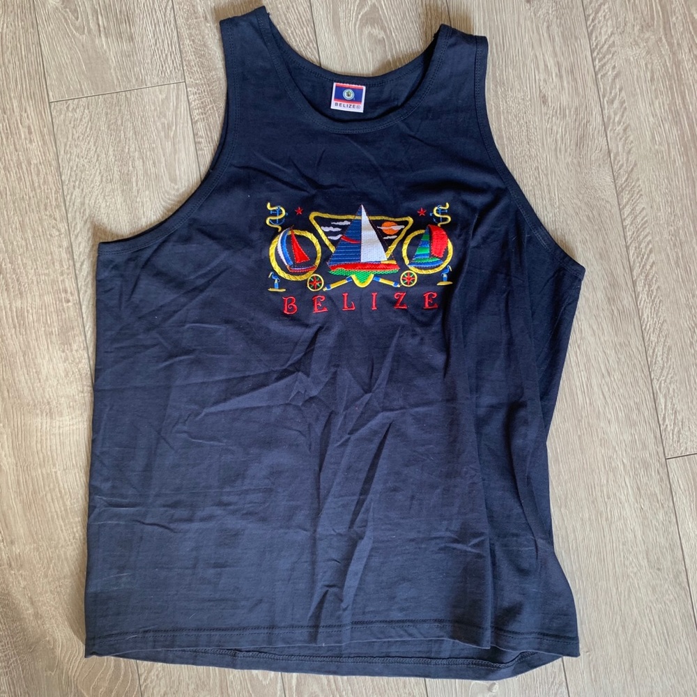 Belize Stitched Tank Top
